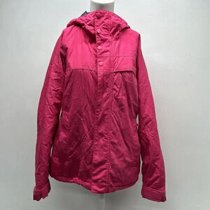 Burton Dry Ride Coat Jacket Ski Snowboarding Heavyweight Pink Women's Size Large